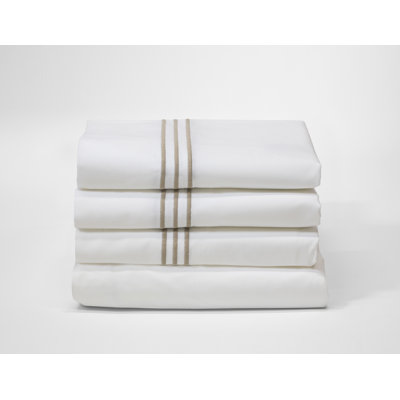 Egyptian Cotton Percale Plaid Sheet Set
