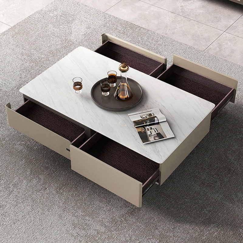 Table basse Sintered Stone, 16.14" H x 51.18" L x 27.56" W