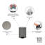 Brabantia NewIcon 5L Soft Closing Pedal Bin-126075300