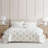 Martha Stewart Flower Block Cotton Reversible Blue Quilt Set-115991040