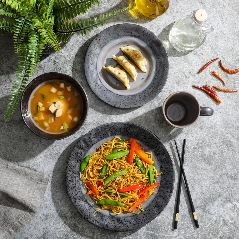 Gibson Elite Dragonstone 16-Piece Dinnerware Set