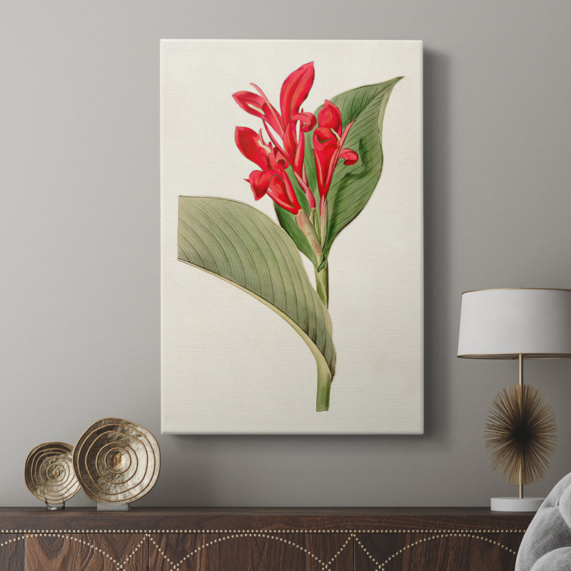 FloraOfTheTropicsIV -Custom Wrapped Gallery Cavas, 18" H x 12" W