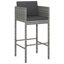 Ensemble de bar en métal avec tabourets-254051217-266051906