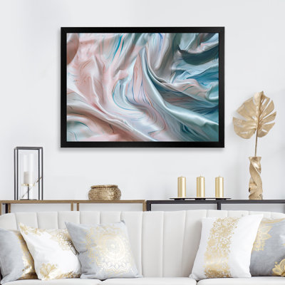 " Pink Blue Dancing Colours II "