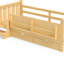Lit pour chambre à coucher, lit avec tiroirs de rangement, lit en bois avec de jolis escaliers et garde-corps-1277630642-1277630647