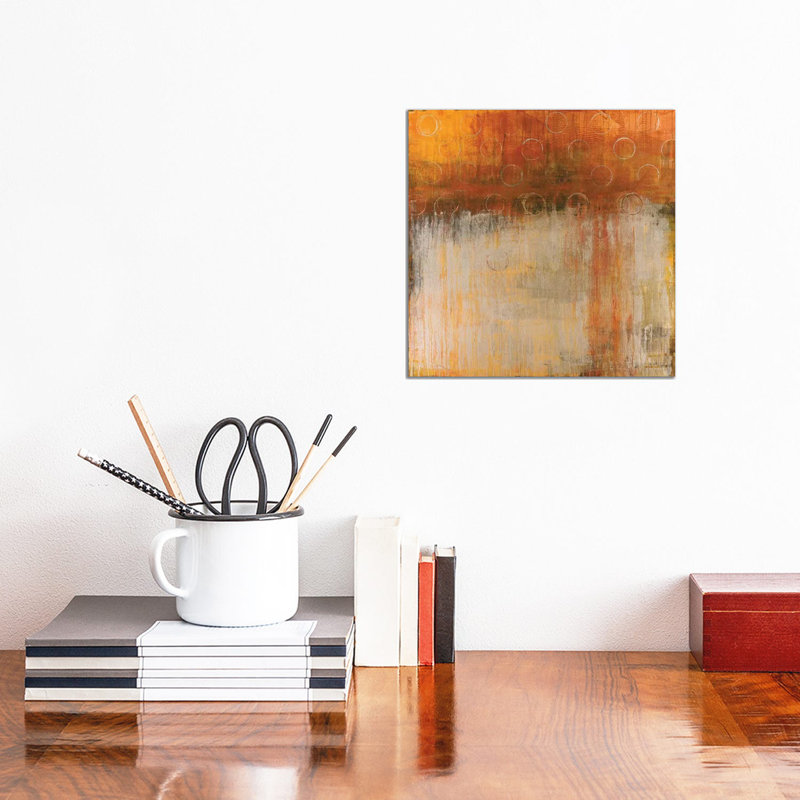 Gold Coins by Liz Jardine - Wrapped Canvas Painting, 30.48 cm H x 30.48 cm W