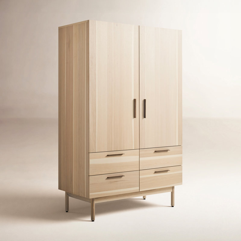 Shale 2 - Door Armoire, Hickory