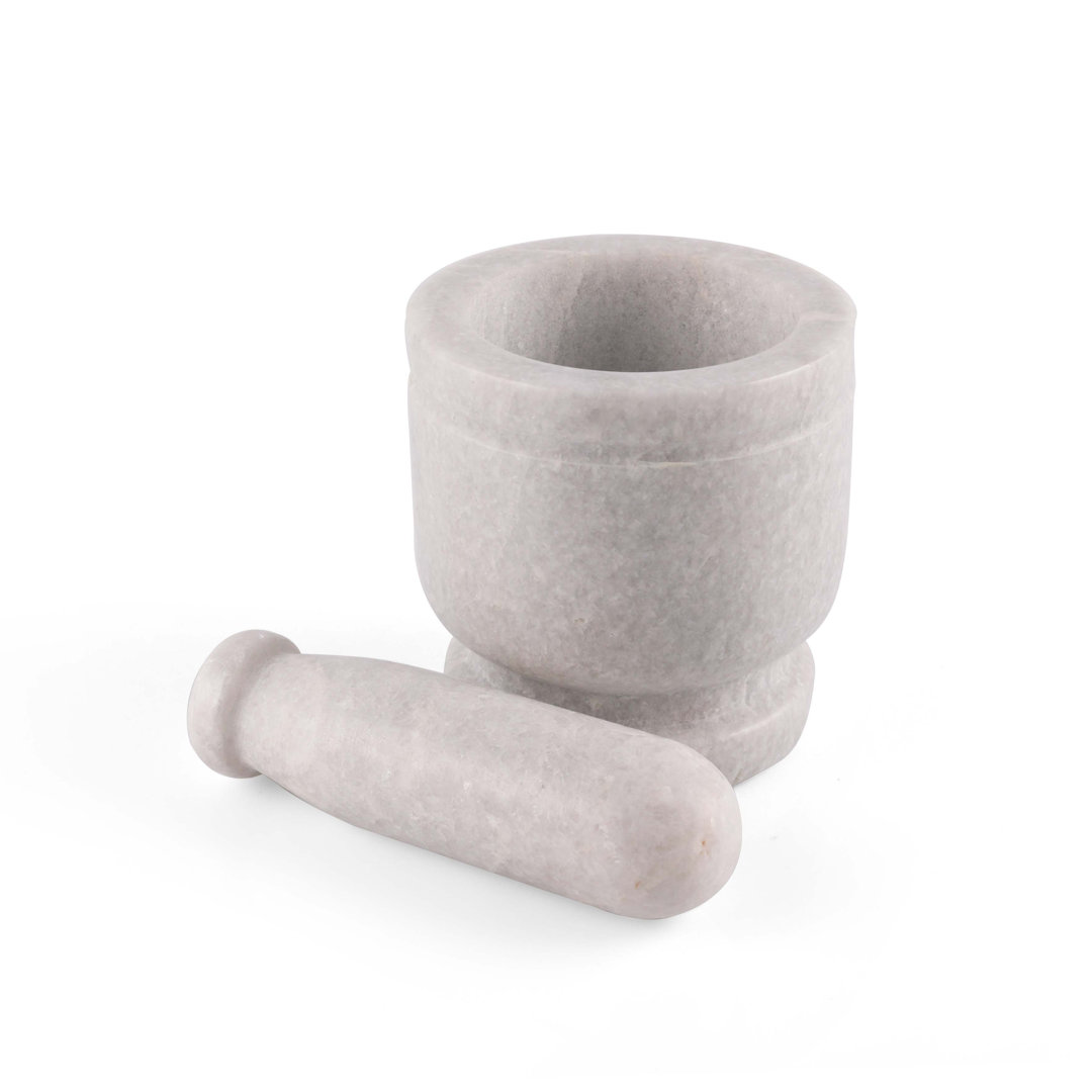 Marble Mortar And Pestle Set INOX Artisans