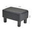 Petit repose-pieds en cuir avec repose-pieds-531713489