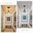 11" 1-Light Dimmable Stylish Blue-White Glass Pendant