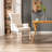 20.5'' H Tufted Linen Upholstered Armchair-68479625
