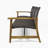 HAMPTON WOOD + WICKER 3 SEATER