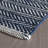 Herringbone Indigo Handwoven Cotton Rug-11906370