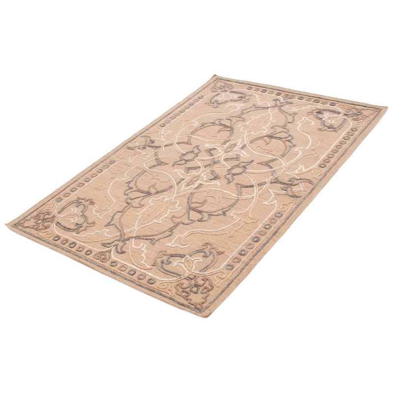 Tapis brun clair Tangier 5 pi 1 po x 7 pi 11 po