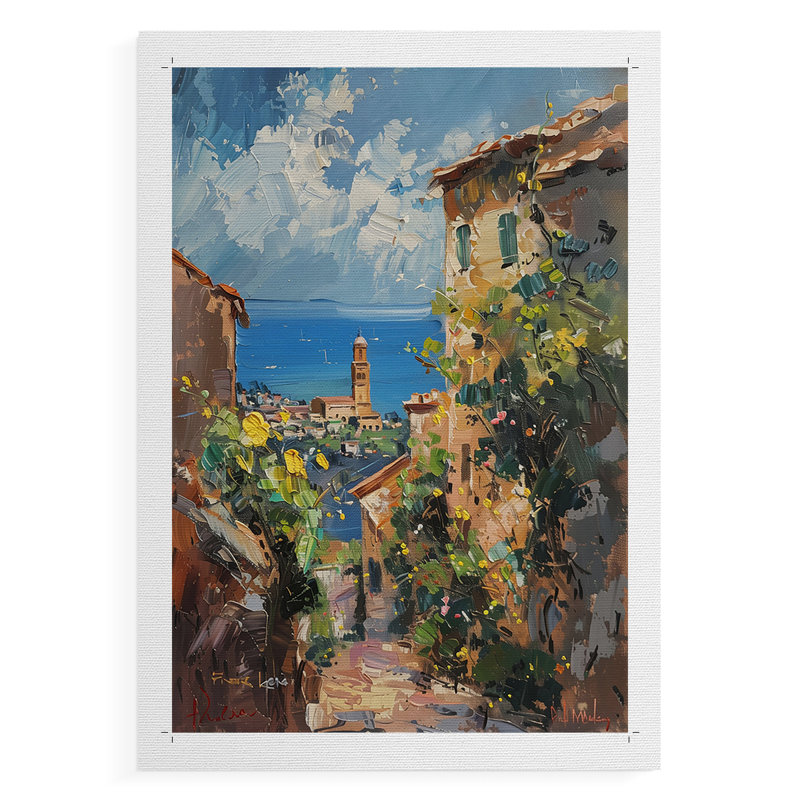 Paysages de la série CCCCL XXV - Impression sur toile seulement - NON-CADRE, H 18 po x l 12 po