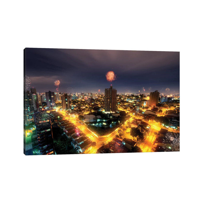 Happy Years Eve by Glauco Meneghelli - Wrapped Canvas Print, 45.72cm H x 66.04cm W x 1.905cm D