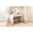 Bedroom 39" Makeup Vanity With Lighted Mirror & Drawer, White. Curved Corners . Sufficient Storage For Beauty Essentials. And Comfortable. Easy To Assemble
