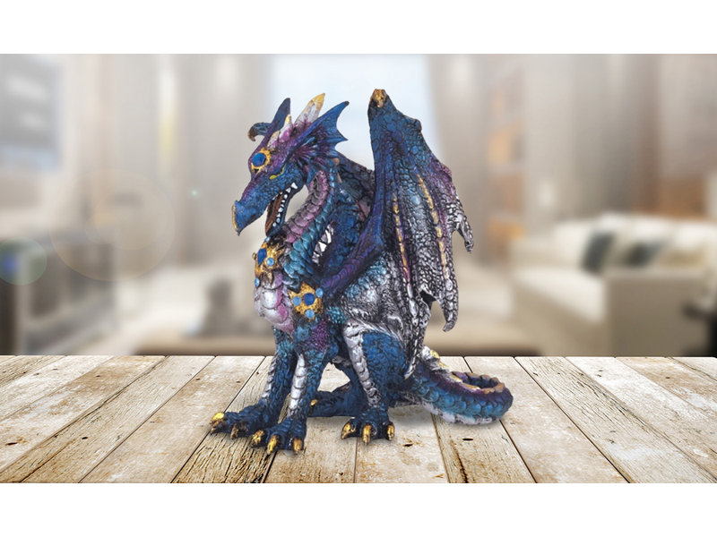 Jaykon 4"H Blue Dragon Figurine Unique Gifts