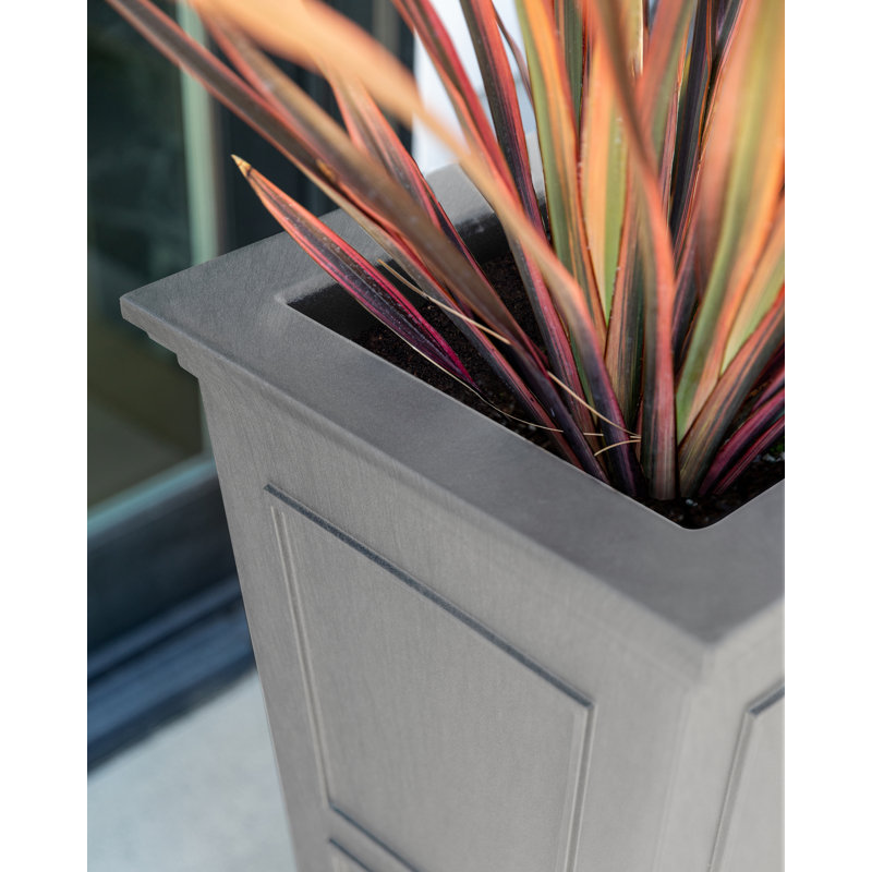 Boîte à fleurs Abram, Gris, 2, H 28 po x l 16 po x P 16 po