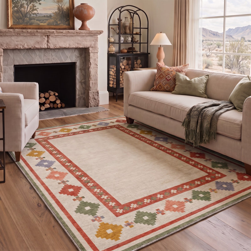 Moroccan Indoor Rug, Rectangle 8' x 10'