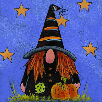 " Halloween Gnome " by Lisa Hilliker Painting Print