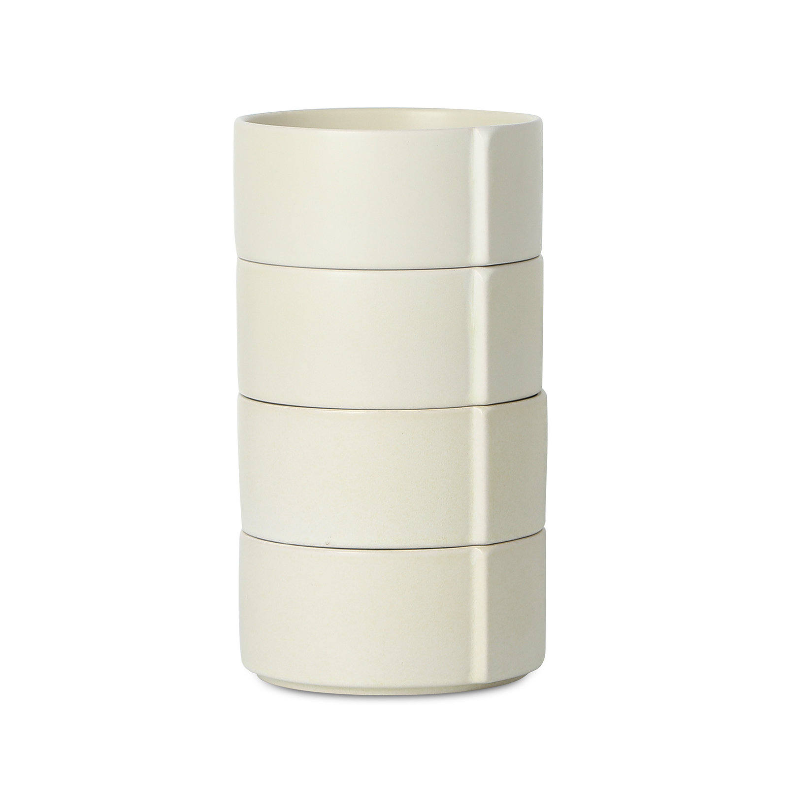 Stone Lain Bao 4-Piece Bowl Set Stoneware, Beige