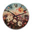 Horloge murale florale Wildlowers-729658563