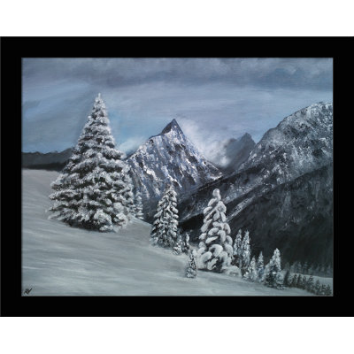 Montagnes d'Autriche par Amy Valiante - reproduction d'art