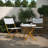 Three Piece Folding Set in PE Rattan with Metal Frames for Indoor and Outdoor Use-87817240
