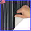 Tapis de bain noir à rayures noires-265641972
