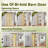 Closet Bi-Fold Barn Door Pine Wood K-Shaped Solid Core Pre-Assembled Bi-Fold Barn Door 36" x 84" With Installation Hardware Kit (Ideal for Tiny Closet,Pantry,Laundry,Bathroom)-108995017