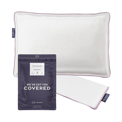 Protège-oreiller en satin de coton 100% Lincove - (idéal pour les oreillers pour tout-petits ou de voyage)