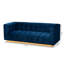 3 Seater Velvet Sofa-2069962392