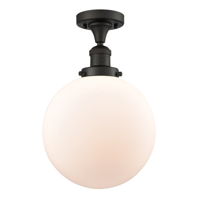 Clementina Glass Semi Flush Mount