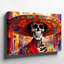 Toile, art mural jour de la mort Fiesta Canvascolorful avec Sombrero-1161523020