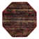 Blakely Geometric Area Rug in Burgundy/Brown/Black