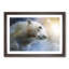 Mystical Polar Bear in Abstract - Picture Frame Painting Print-55727417-55727420