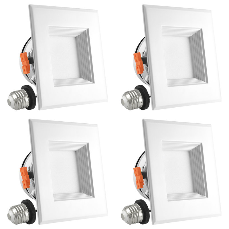 4'' Dimmable LED Canless Recessed Lighting Kit