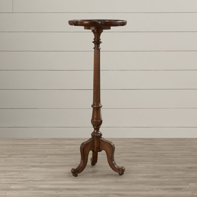 Crinole Plant Stand, Vintage Oak