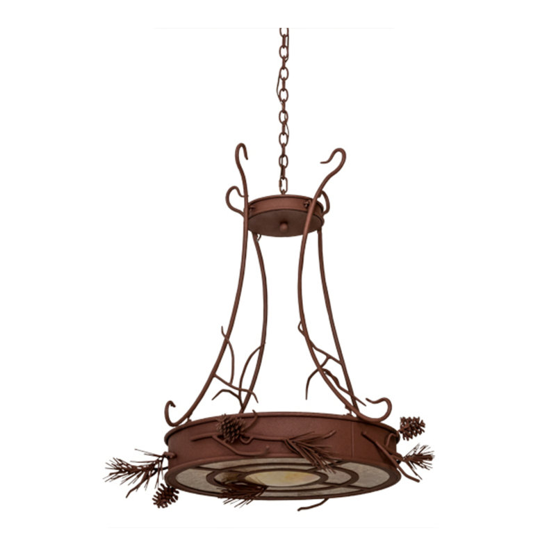 Woodland Pine 4 - Light Chandelier