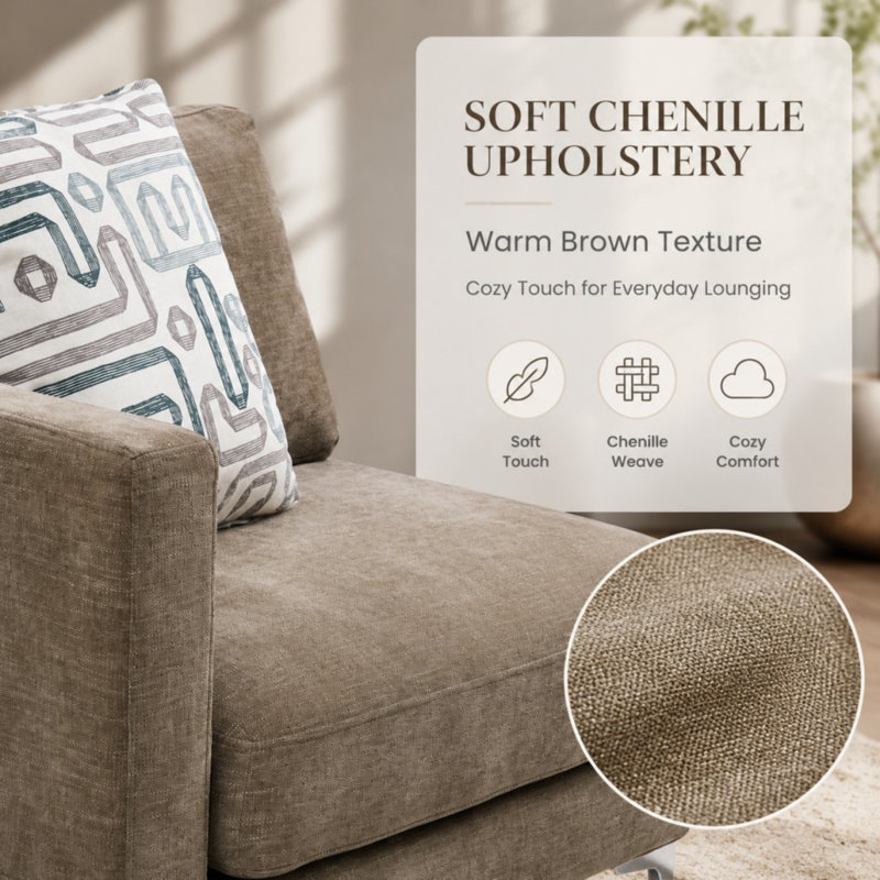 Chaise longue, Taupe