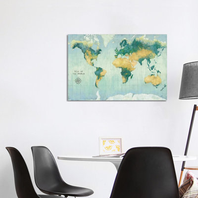 Golden Earth by Julia Purinton - Wrapped Canvas Gallery-Wrapped Canvas Giclée