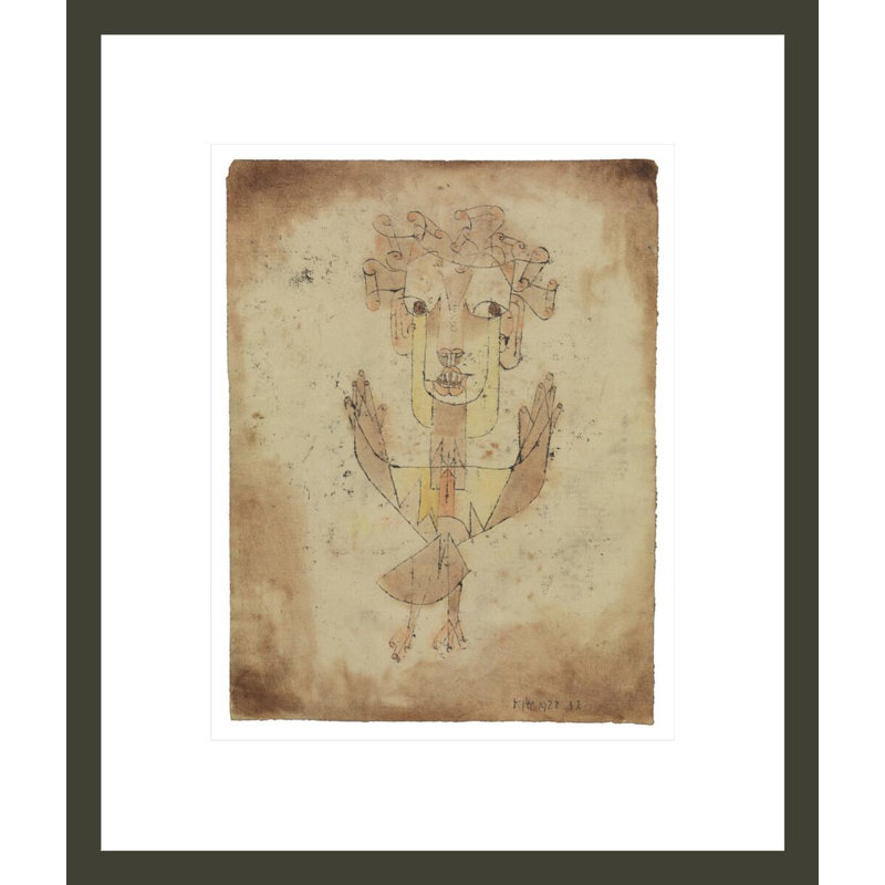 «Angelus Novus» par Paul Klee, impression giclée encadrée, 16,19 po H x 13,75 po L