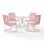 Ensemble repas d'extérieur rond 5 pièces Huntingburg-680106329