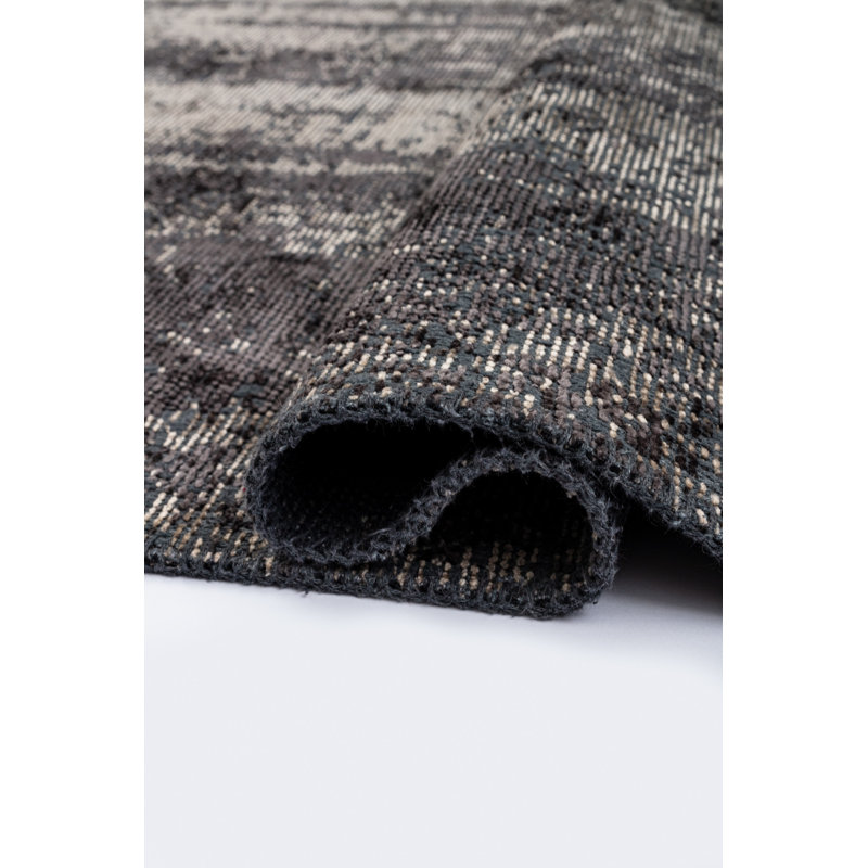 Rapture Brown/Black/Beige Abstract Luxury Area Rug, Rectangle 7'10" x 11'2"
