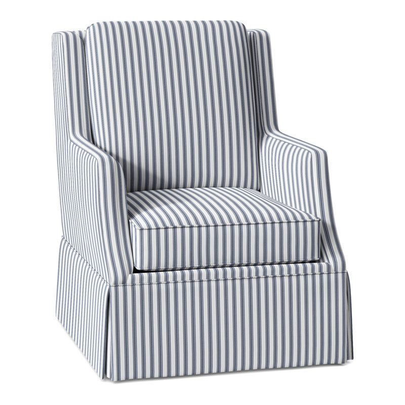 Savannah Wingback Chair, Perigold Excel Denim