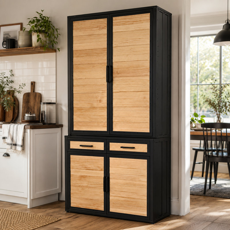 Buffet de cuisine avec garde-manger 82,7 po H 82,7 po