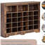 Buffet rustique brun avec rangement pour chaussures-395027242