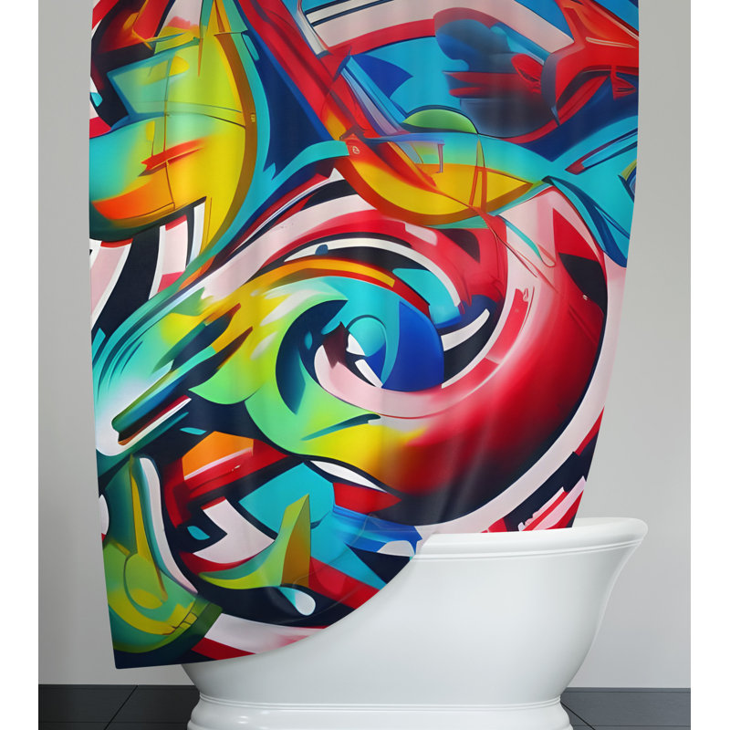 Rideau de douche Claron, H 72 po x l 70 po