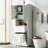 Tall Bathroom Cabinet With Laundry Basket-305203874